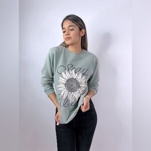 Stay Wild Sunflower Sweater